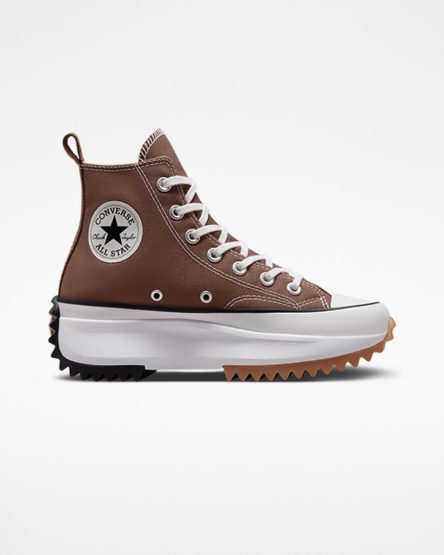 Topanky Na Platforme Converse Run Star Hike Vysoke Panske Hnede Čierne Biele | SK AJWPK0